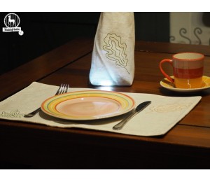 Stickserie - Herbstblätter Line Art